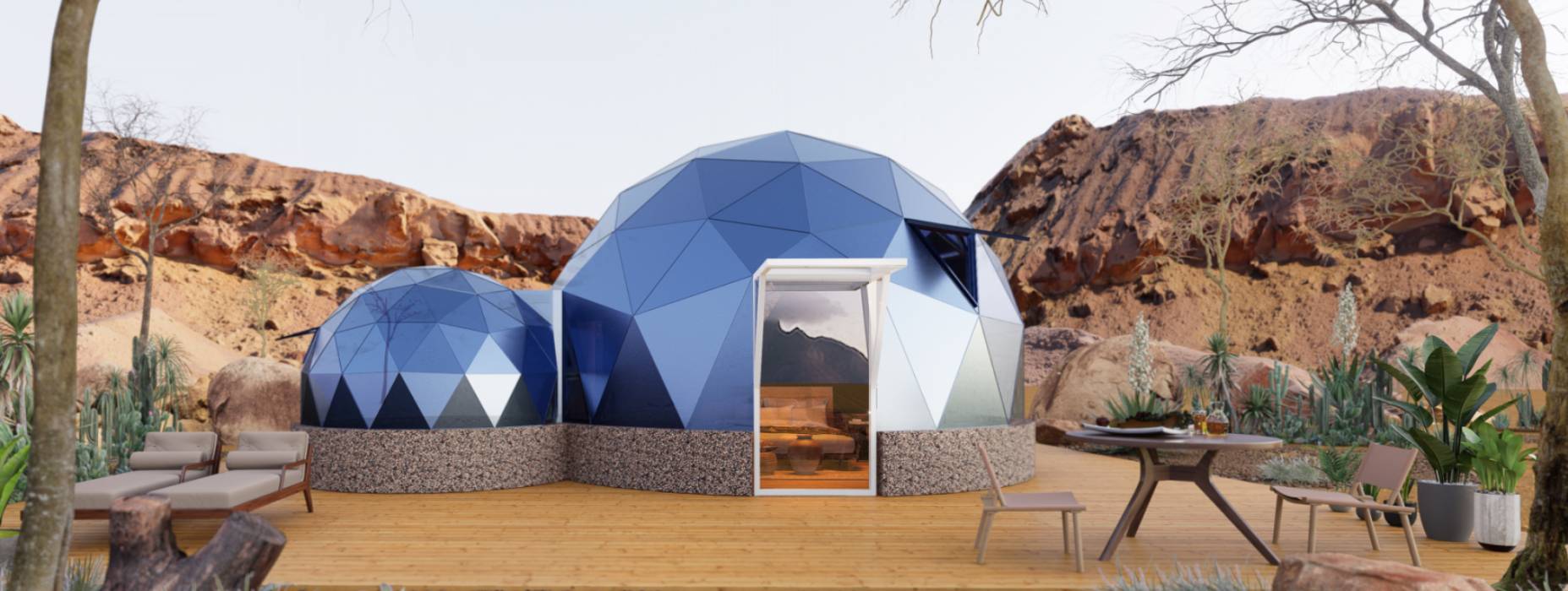 和政县球形智能光伏玻璃星空房